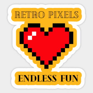 Retro Pixels: Endless Fun 2 Sticker